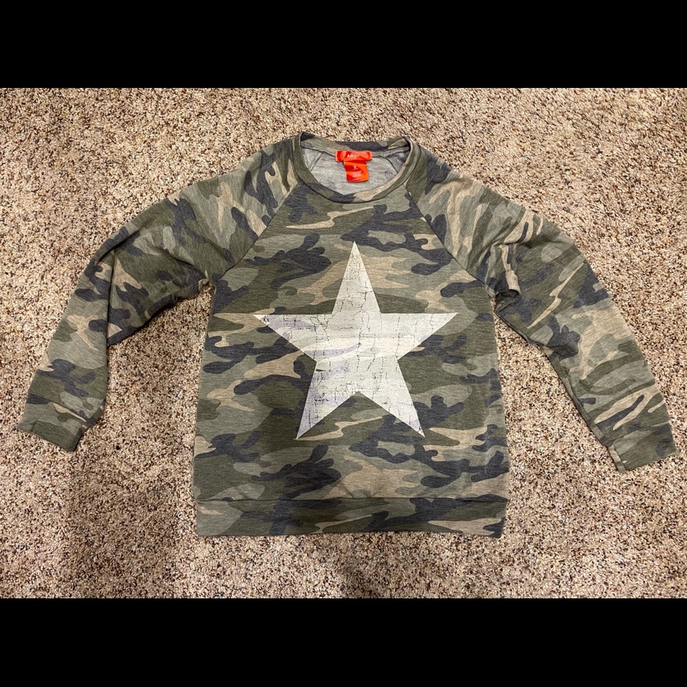 Aqua Camouflage Top